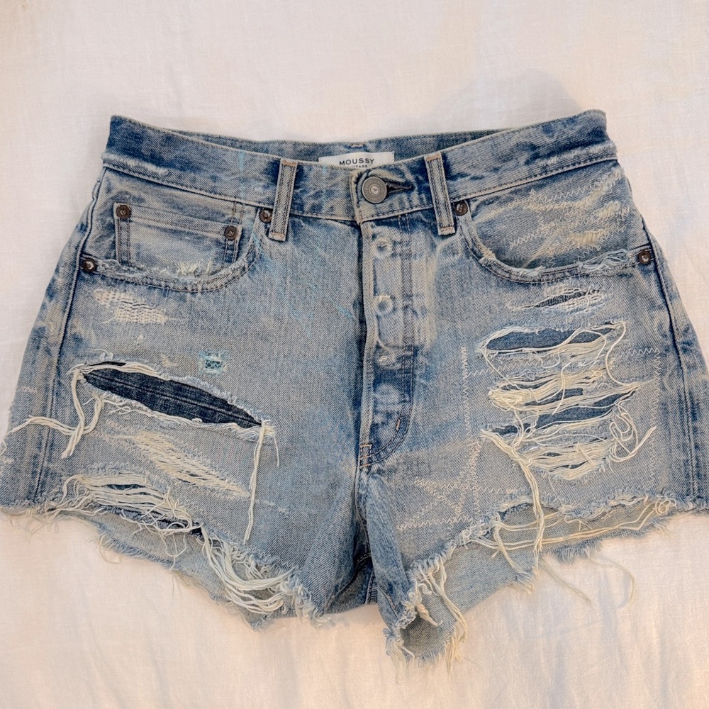 Moussy Vintage High Rise Shorts (26)